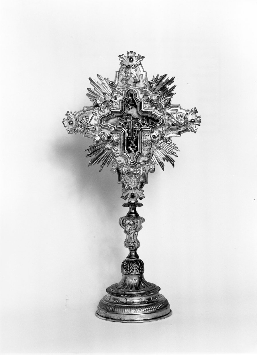 reliquiario - a ostensorio, opera isolata - bottega Italia meridionale (sec. XIX)