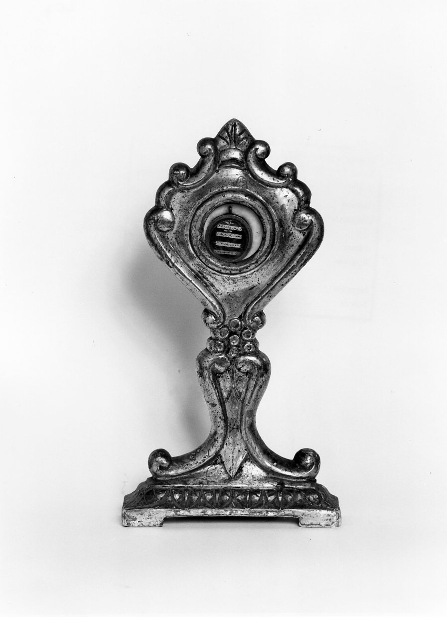 reliquiario - a ostensorio, opera isolata - bottega Italia meridionale (sec. XIX)