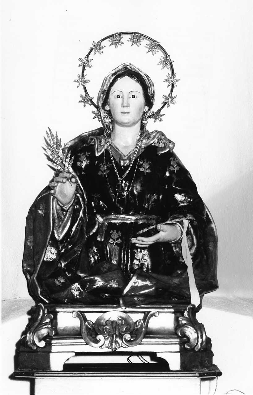 Santa Lucia (statua, opera isolata) - bottega molisana (sec. XVIII)