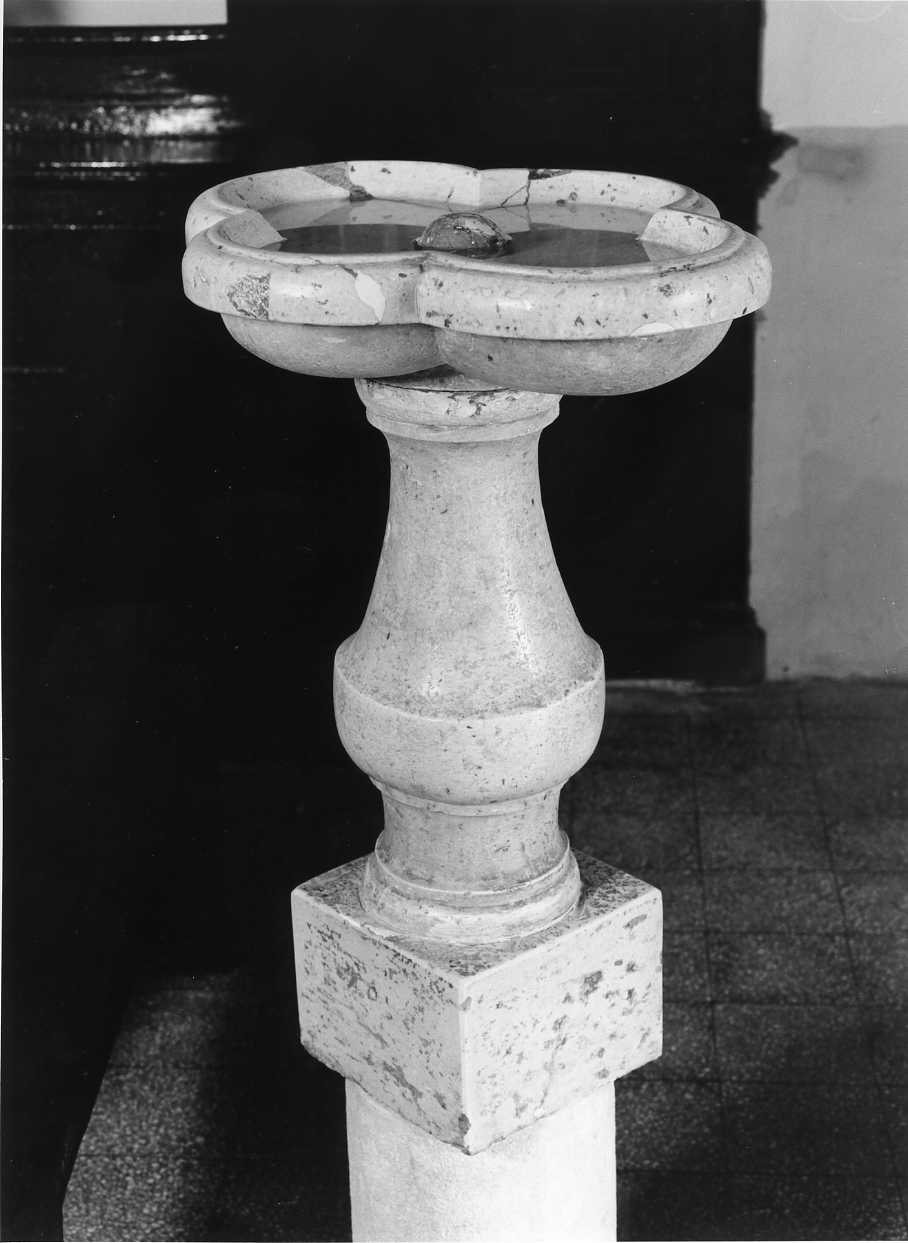 fonte battesimale - bottega molisana (sec. XVIII)