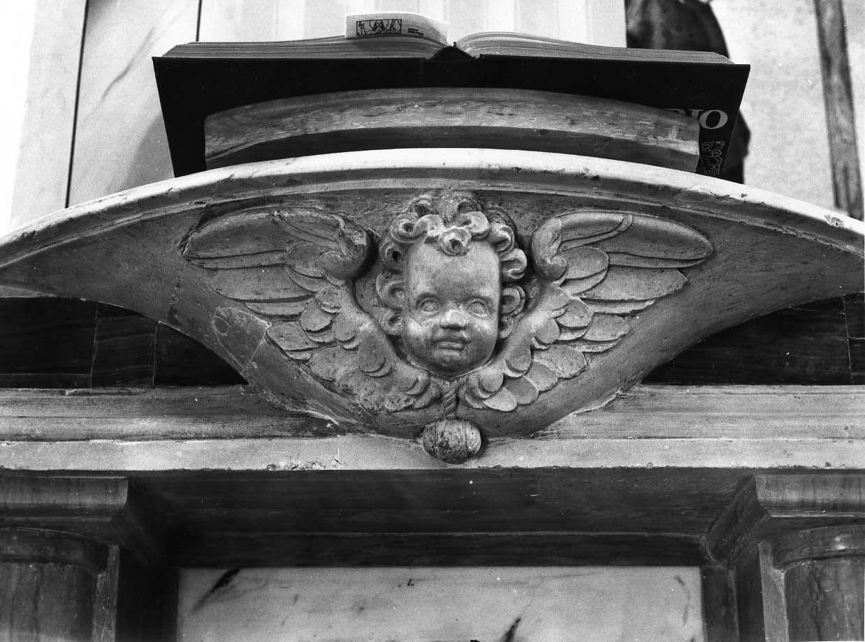 mensola - bottega molisana (secc. XVIII/ XIX)