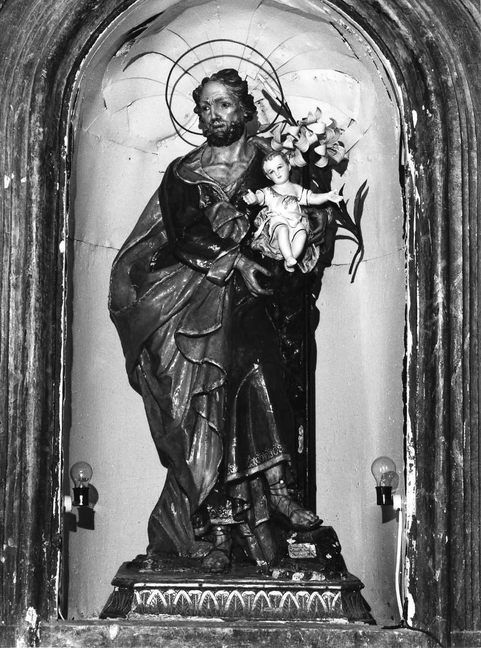 San Giuseppe (statua) di Labbate Emilio (sec. XIX)