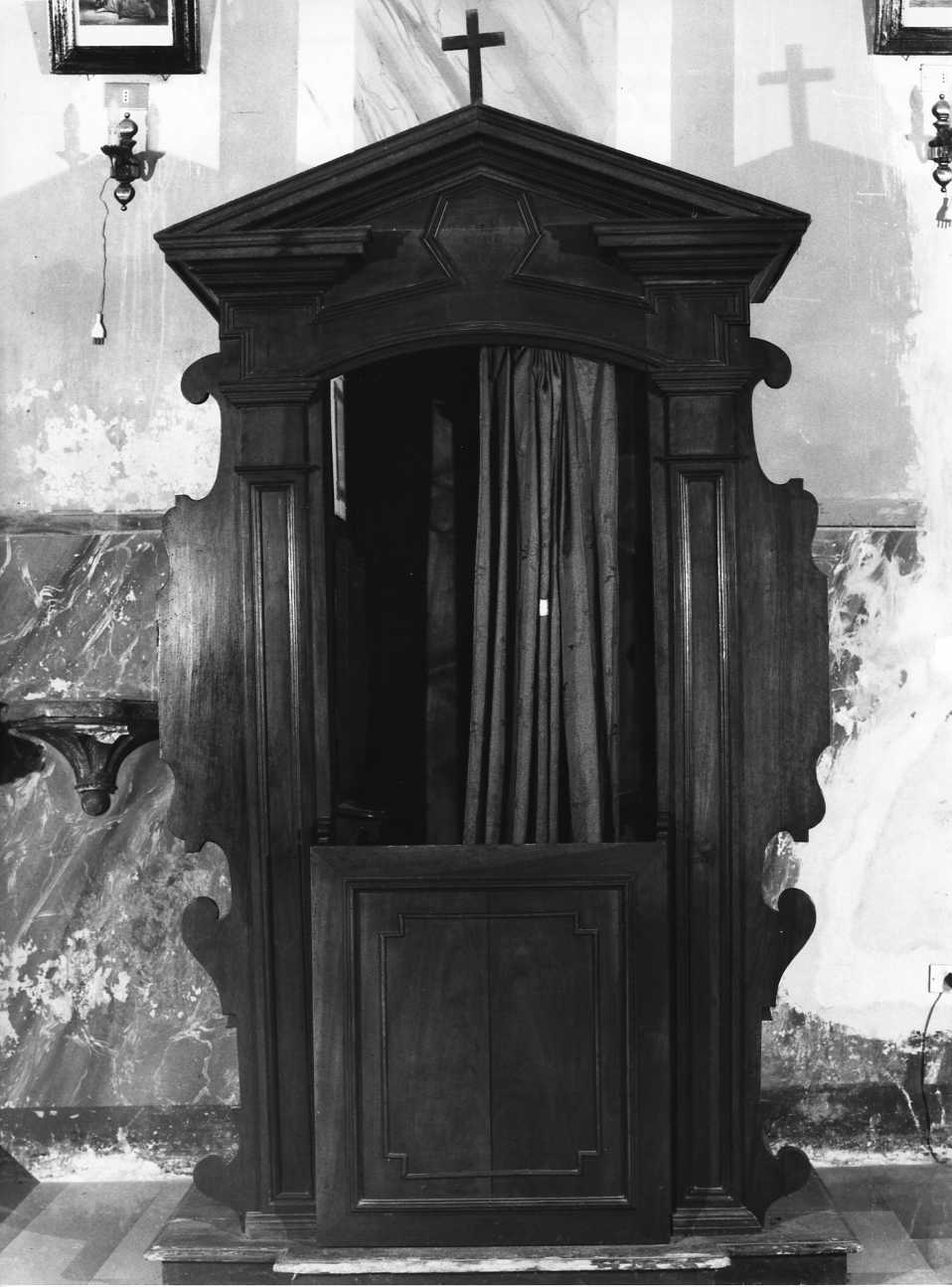 confessionale - bottega napoletana (sec. XIX)