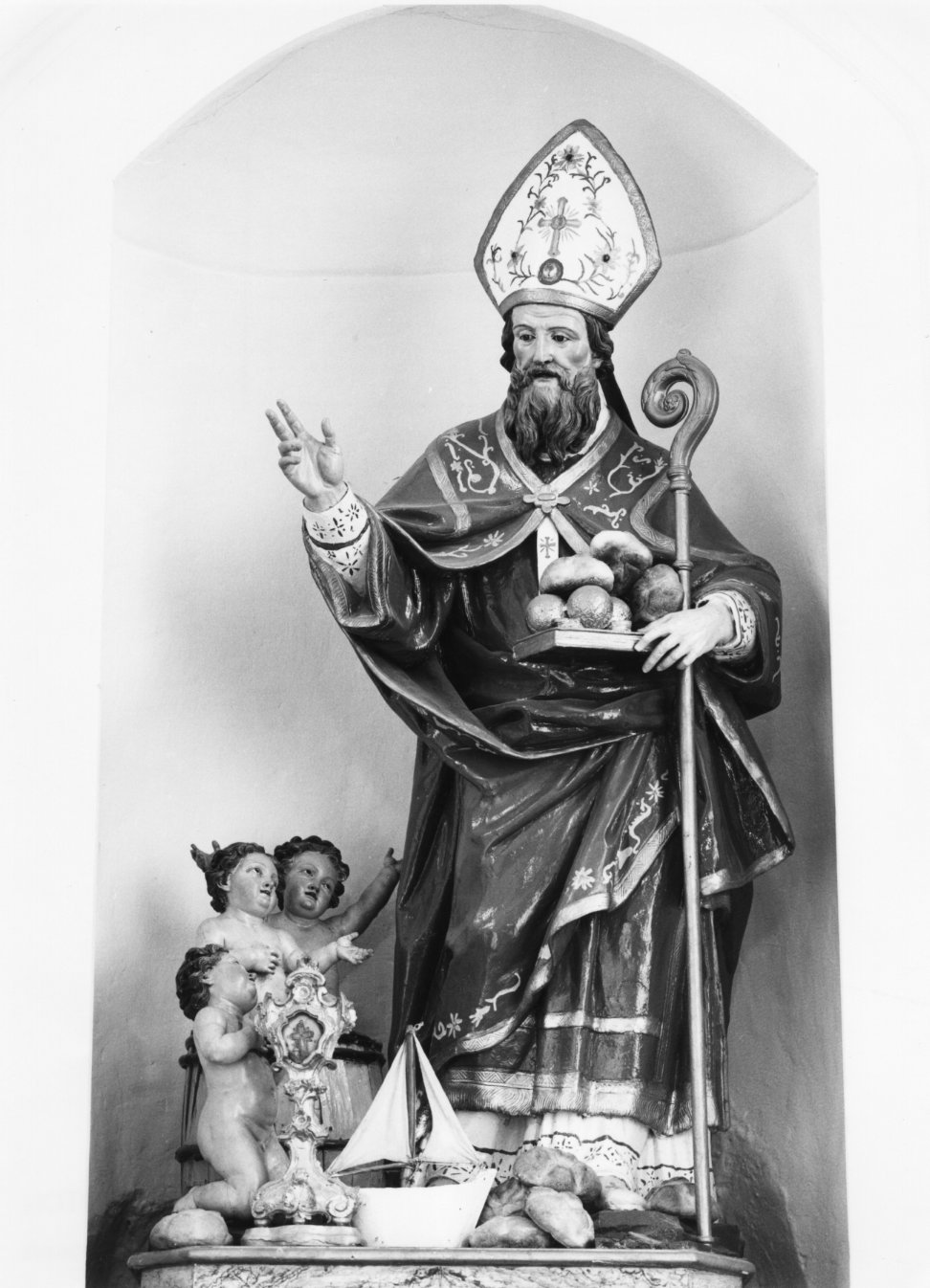 San Nicola di Bari (statua) - bottega napoletana (sec. XVIII)