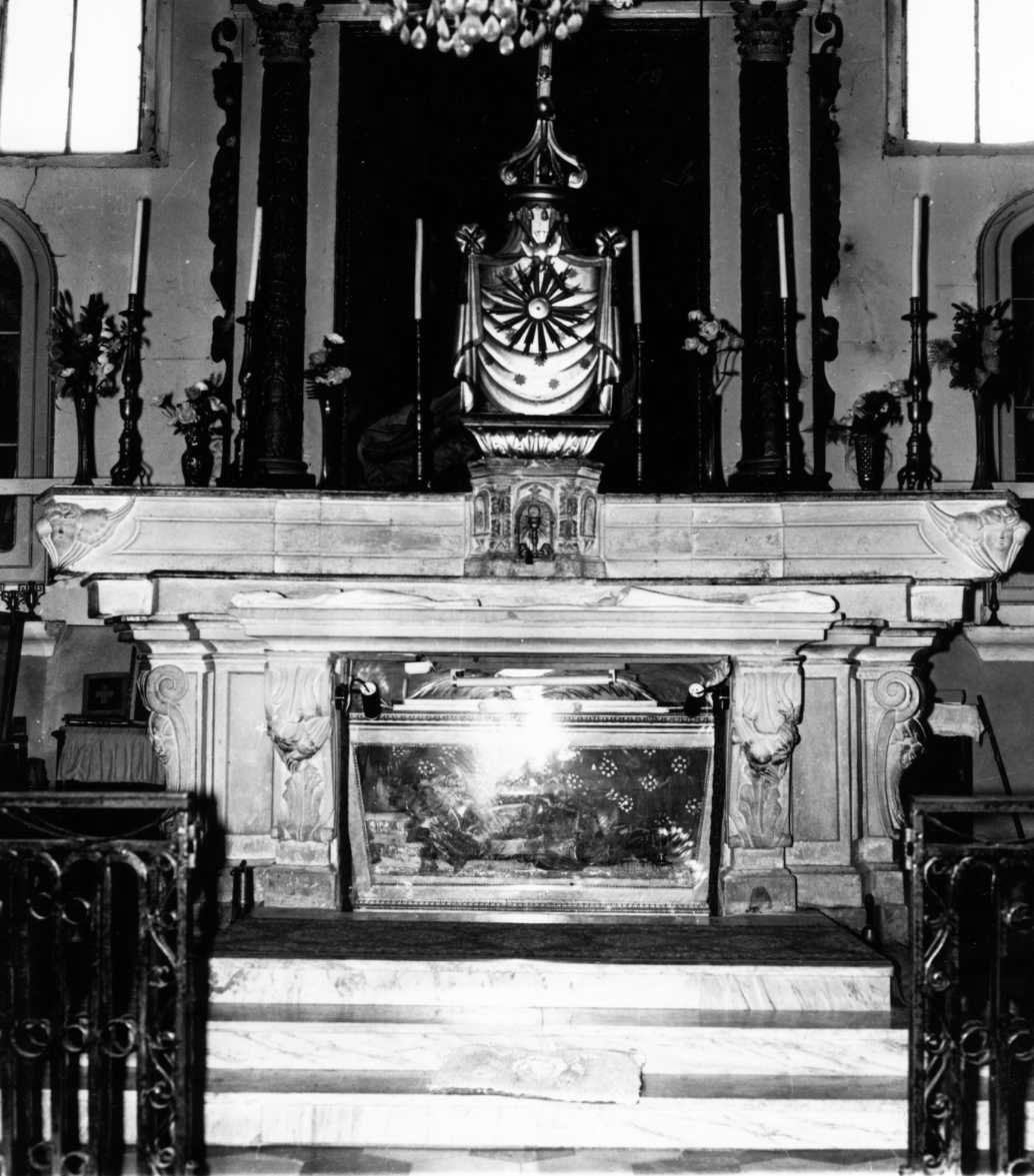 tabernacolo, elemento d'insieme - bottega molisana (sec. XVIII)