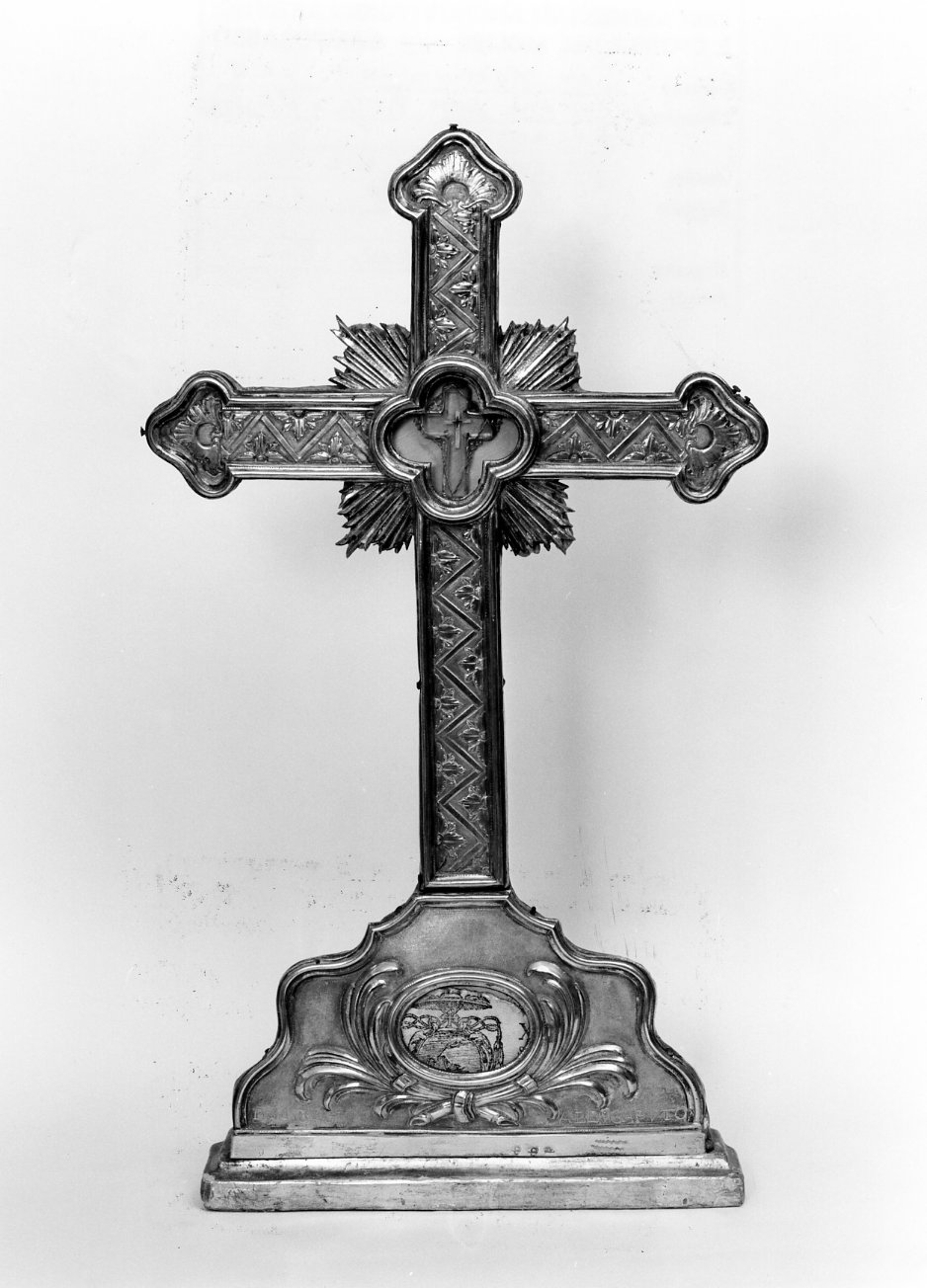 stauroteca di Monogrammista V. L (ultimo quarto sec. XVIII)