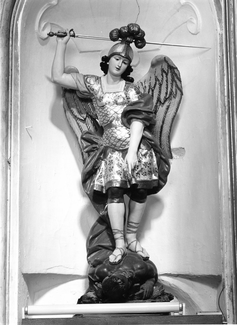 San Michele Arcangelo (statua) - bottega Italia meridionale (seconda metà sec. XVIII)