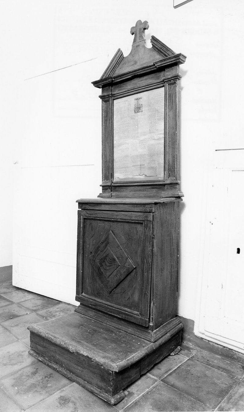 inginocchiatoio - bottega molisana (seconda metà sec. XIX)