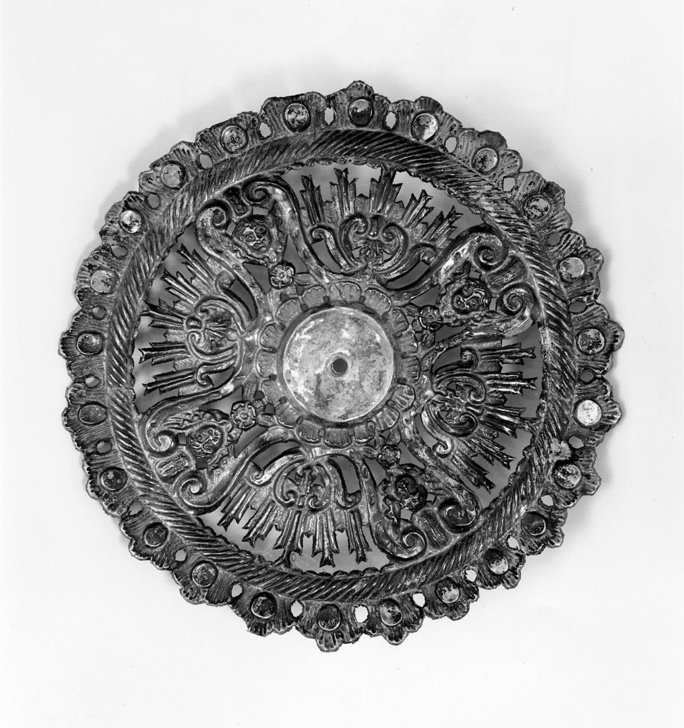 aureola di statua - bottega napoletana (fine/inizio secc. XIX/ XX)