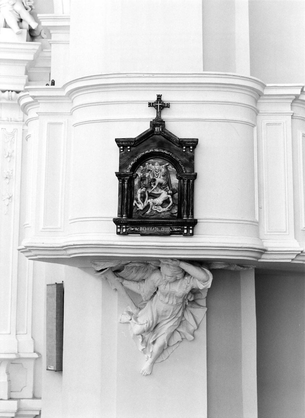 pulpito, opera isolata - bottega molisana (seconda metà sec. XVIII)