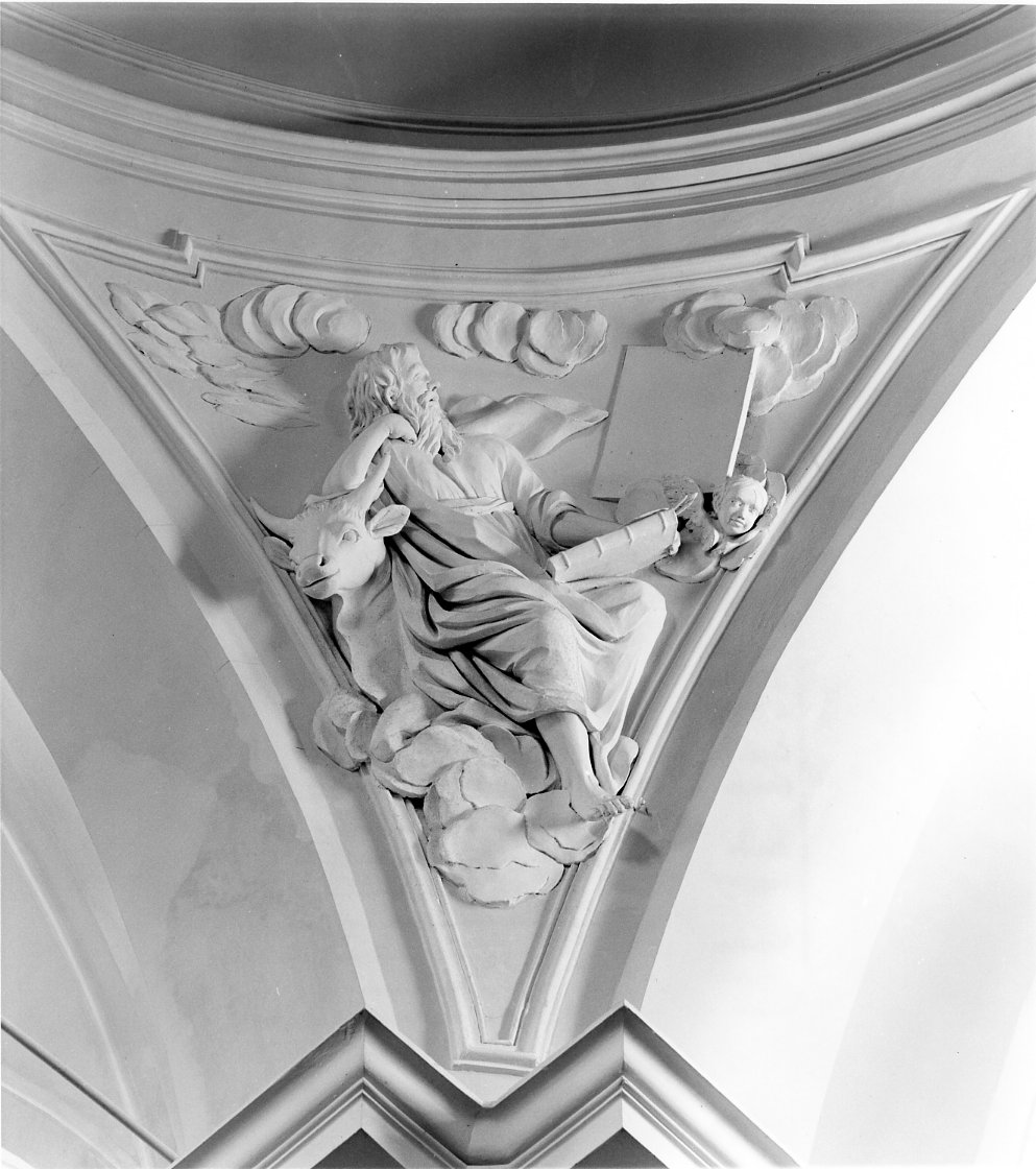 San Luca (rilievo, opera isolata) - bottega molisana (seconda metà sec. XVIII)