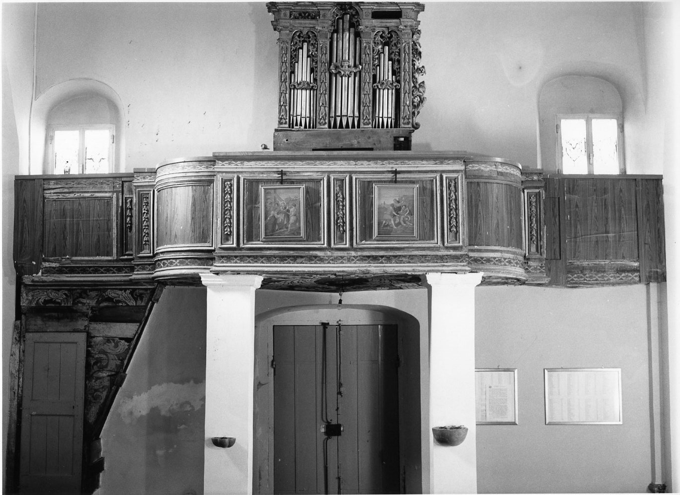 cantoria, opera isolata - bottega molisana (fine/inizio secc. XVII/ XVIII)