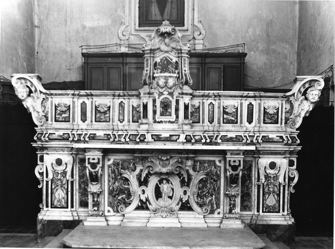 altare maggiore - bottega molisana (sec. XIX)