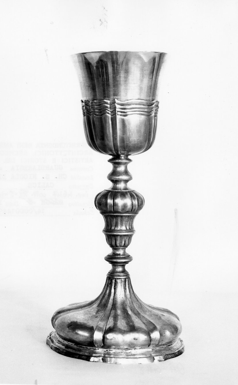 calice - bottega napoletana (prima metà sec. XVIII)