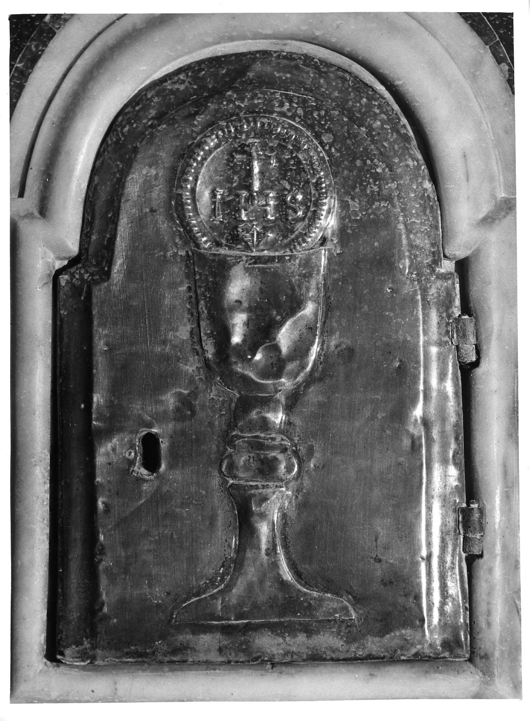 sportello di tabernacolo - bottega Italia centro-meridionale (sec. XVIII)