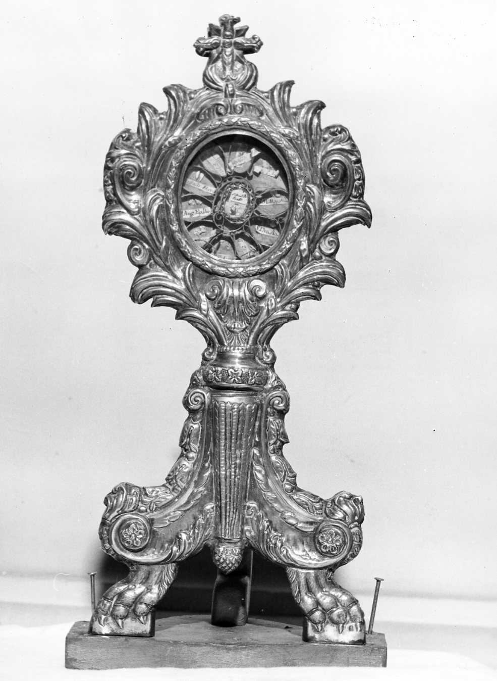 reliquiario - bottega Italia meridionale (sec. XIX)