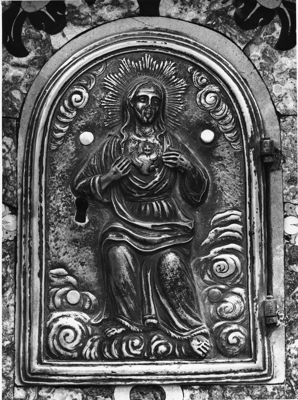 sportello di tabernacolo, elemento d'insieme - bottega Italia meridionale (sec. XVIII)