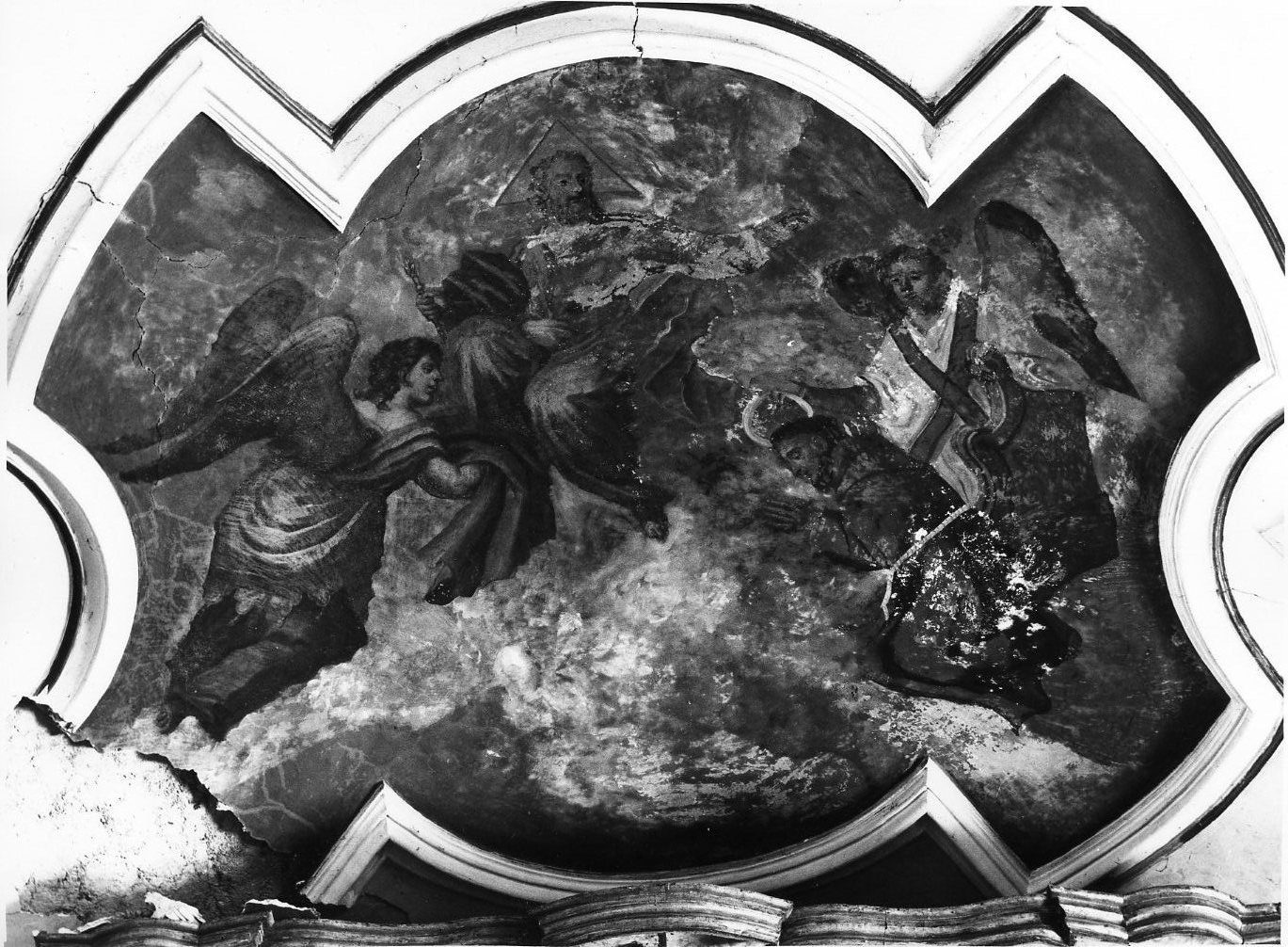 apoteosi di San Francesco (soffitto dipinto, opera isolata) - ambito Italia meridionale (sec. XVIII)