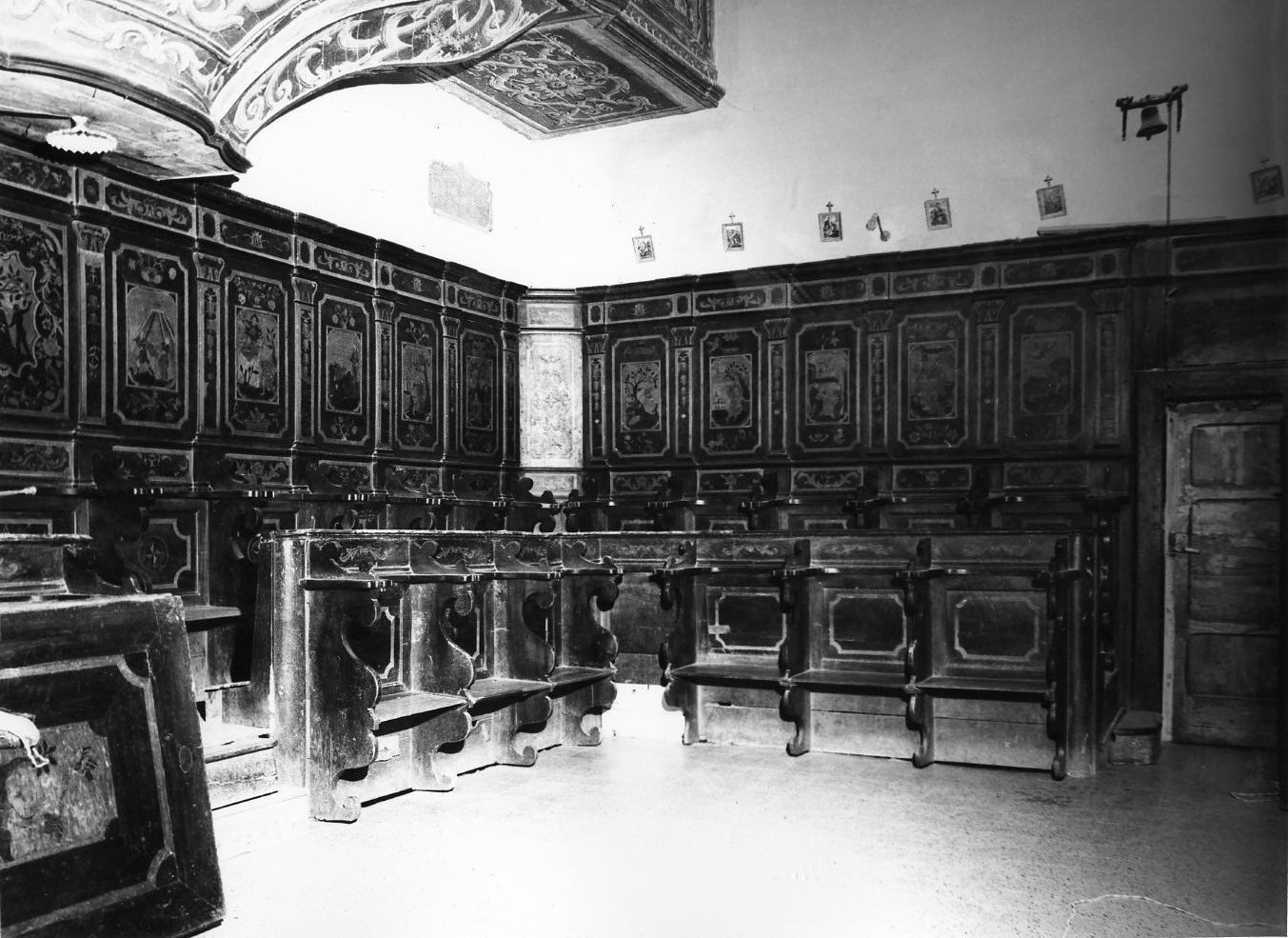 stalli del coro, opera isolata - ambito Italia meridionale (seconda metà sec. XVIII)