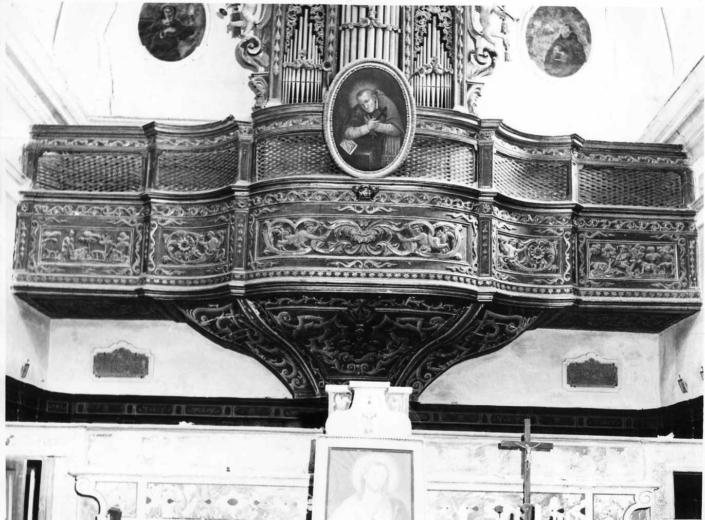 cantoria, opera isolata - bottega Italia meridionale (seconda metà sec. XVIII)