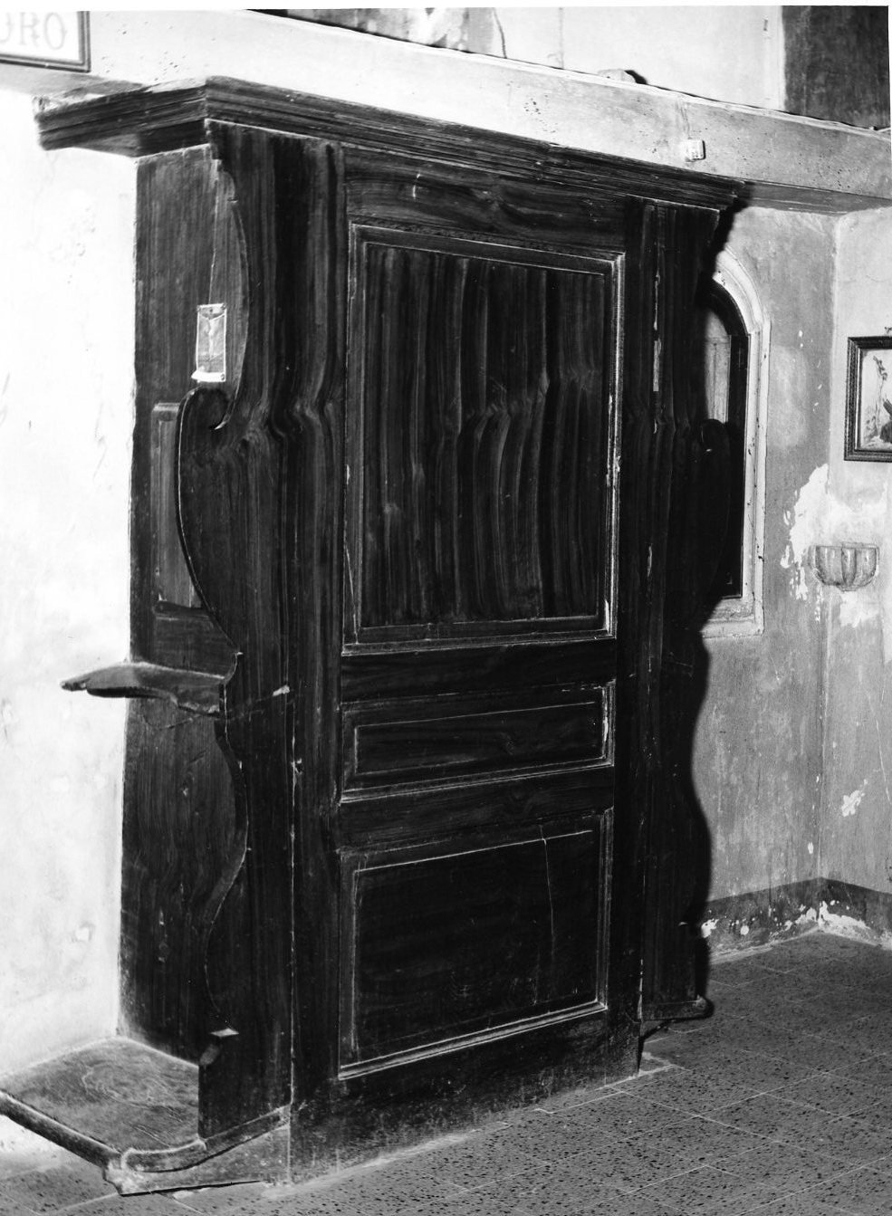 confessionale, opera isolata - bottega Italia meridionale (secc. XVIII/ XIX)