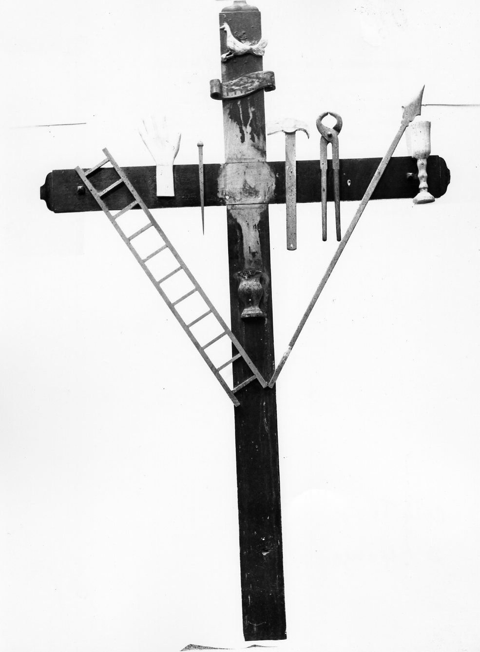 croce processionale, opera isolata - bottega Italia meridionale (sec. XIX)