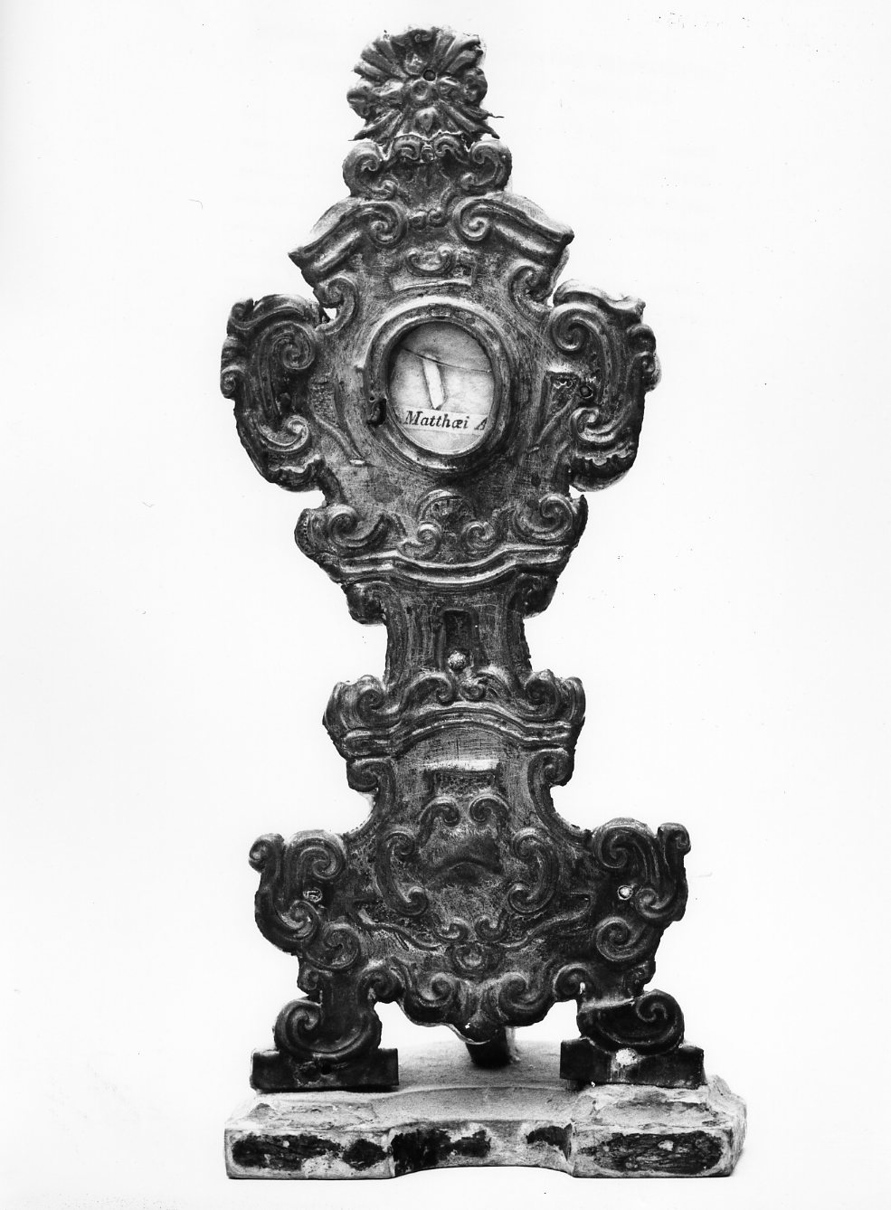 reliquiario, opera isolata - bottega Italia meridionale (sec. XVIII)