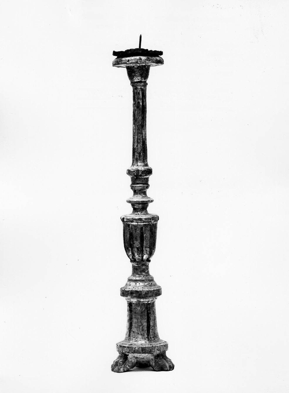 candeliere, coppia - bottega Italia meridionale (secc. XVIII/ XIX)