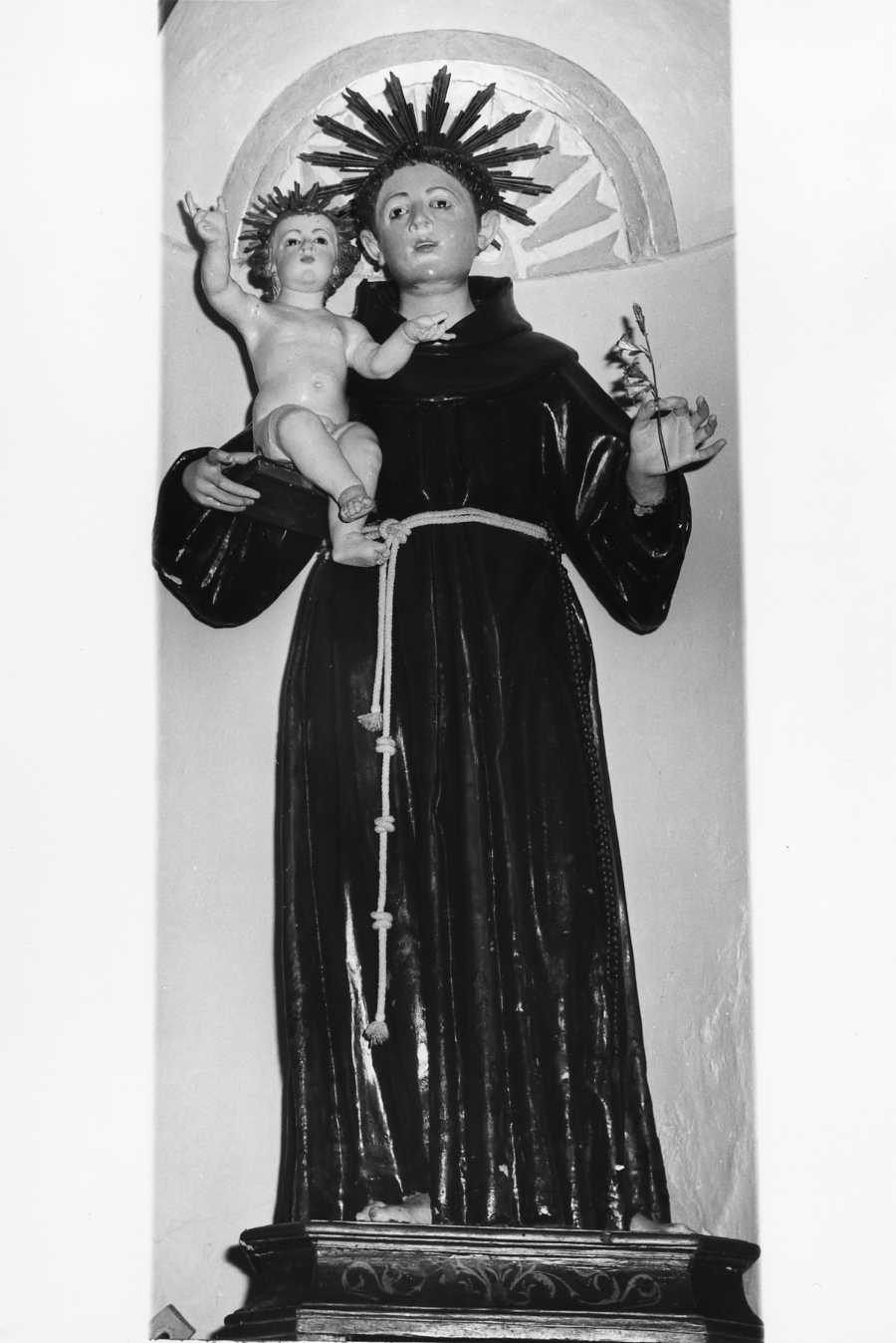 Sant'Antonio con Bambino (statua) di Labbate Emilio (fine sec. XIX)