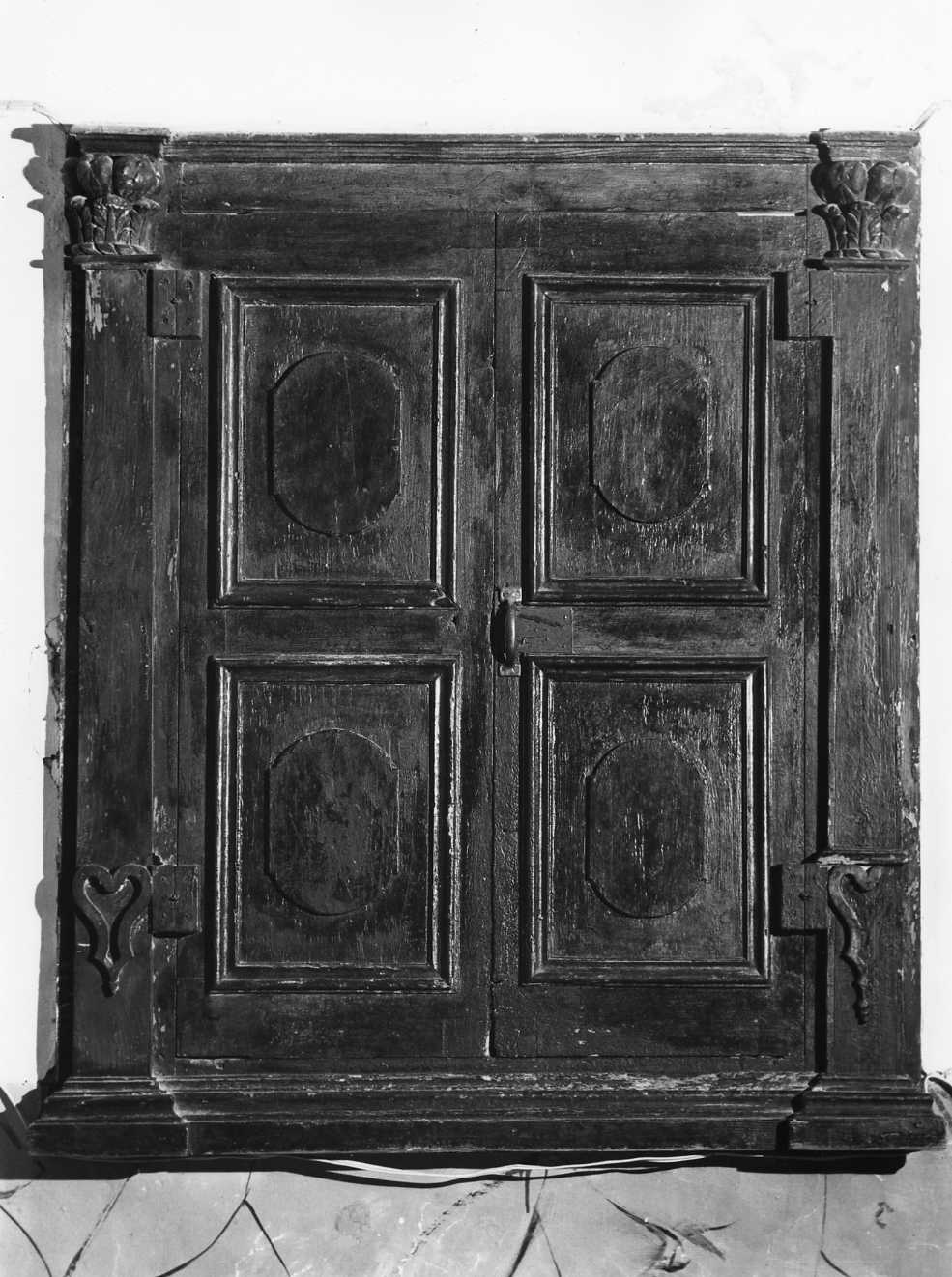 armadio, coppia - bottega italiana (sec. XIX)