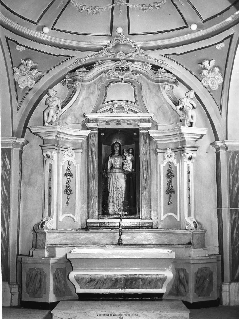 altare - bottega italiana (sec. XIX)