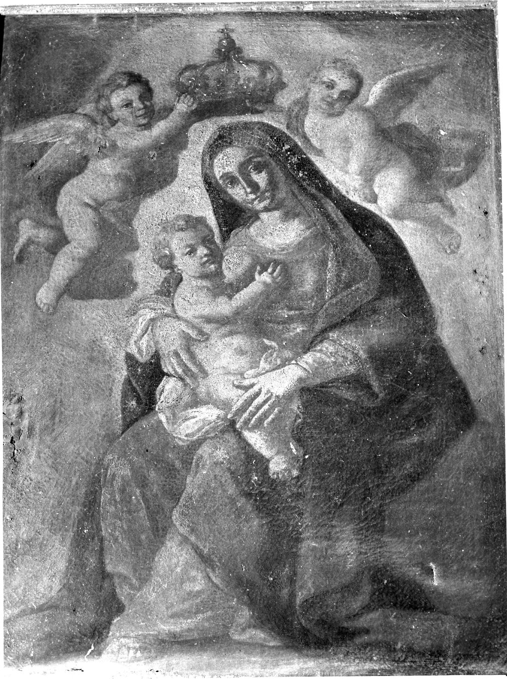 Madonna con Bambino (dipinto, opera isolata) - ambito molisano (secc. XVII/ XVIII)