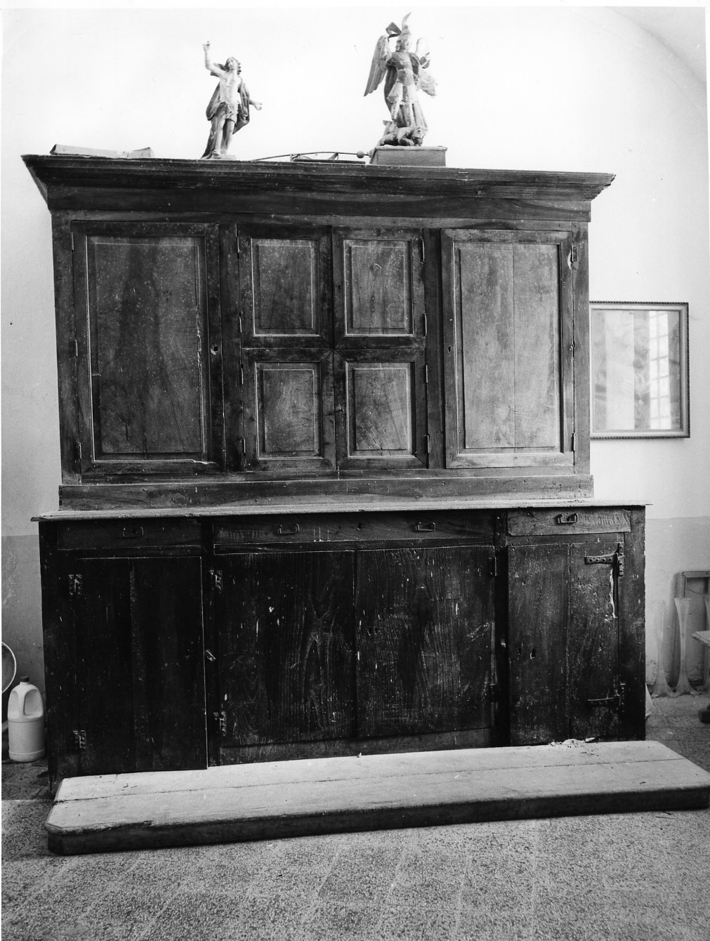 armadio da sacrestia, opera isolata - bottega molisana (sec. XIX)