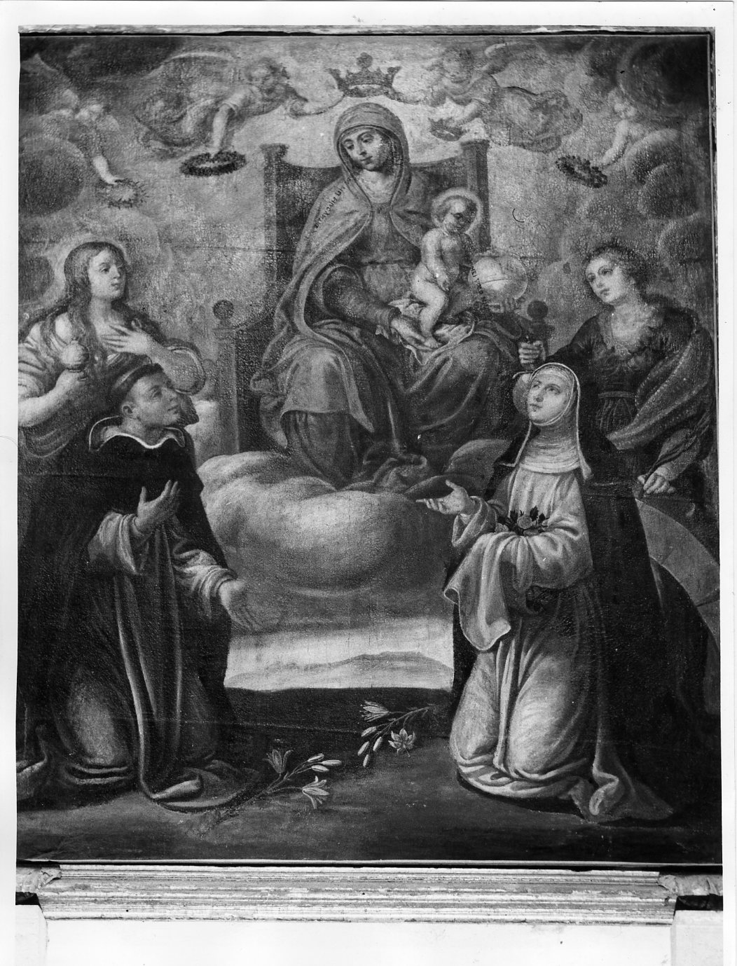 Madonna e Santi (dipinto, opera isolata) di Fenico Nicola (sec. XVII)