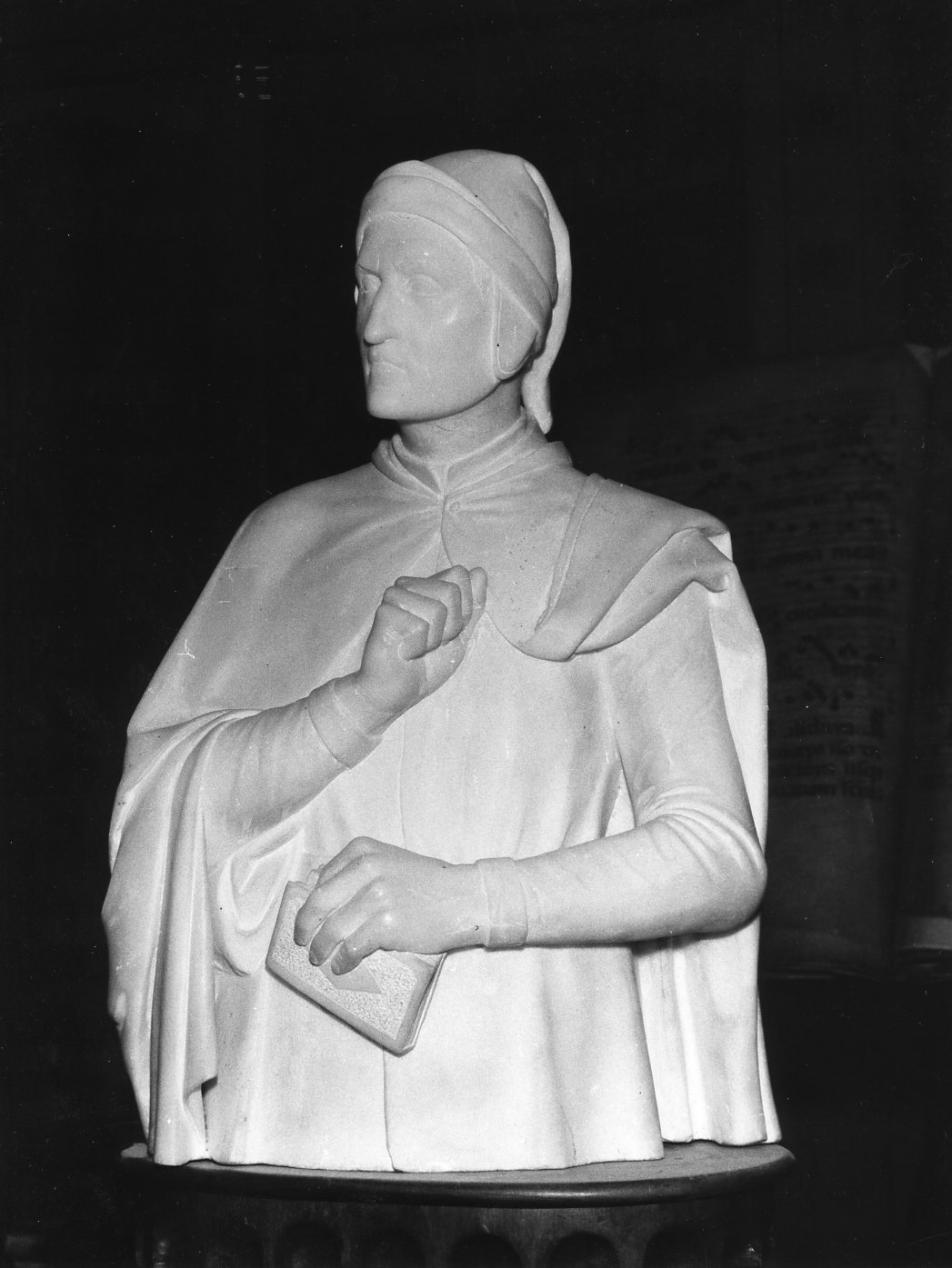 Dante Alighieri (busto) di Duprè Giovanni (attribuito) (seconda metà sec. XIX)