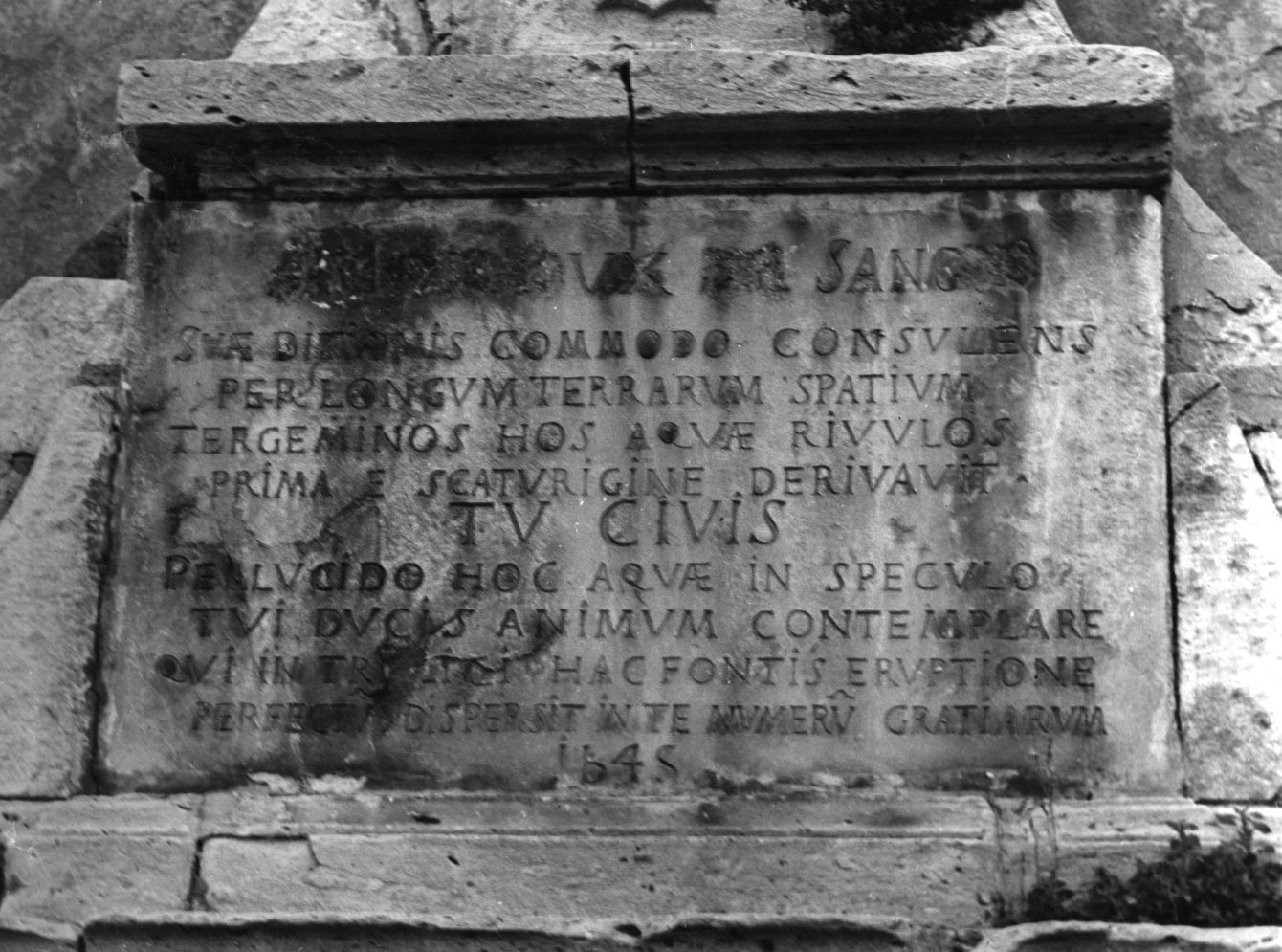 lapide - bottega Italia meridionale (sec. XVII)