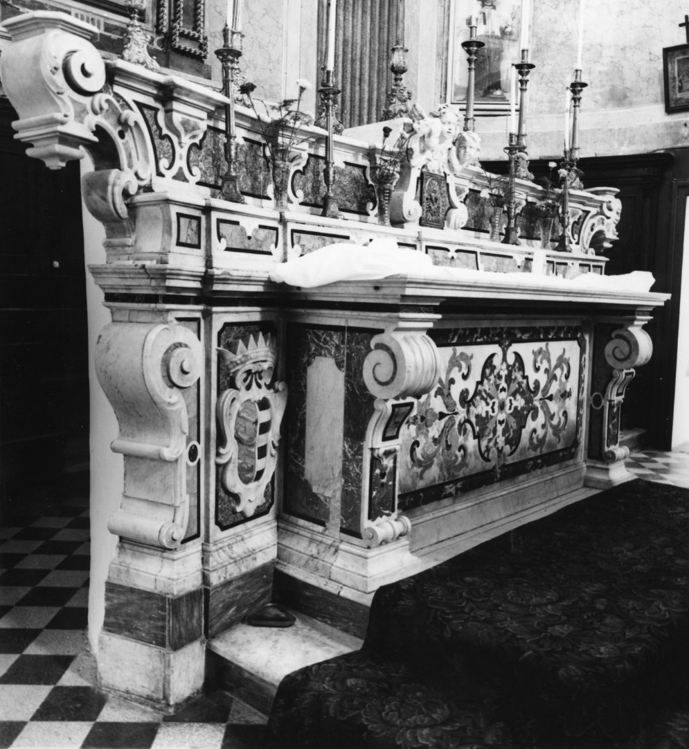 altare maggiore - bottega Italia meridionale (sec. XVII)