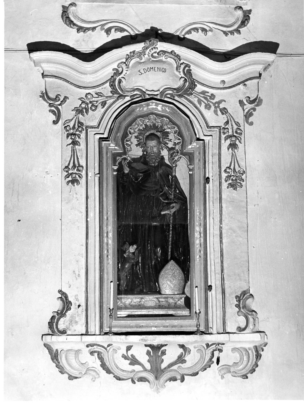 San Domenico di Cucullo (statua) di Labbate Emilio (seconda metà sec. XIX)