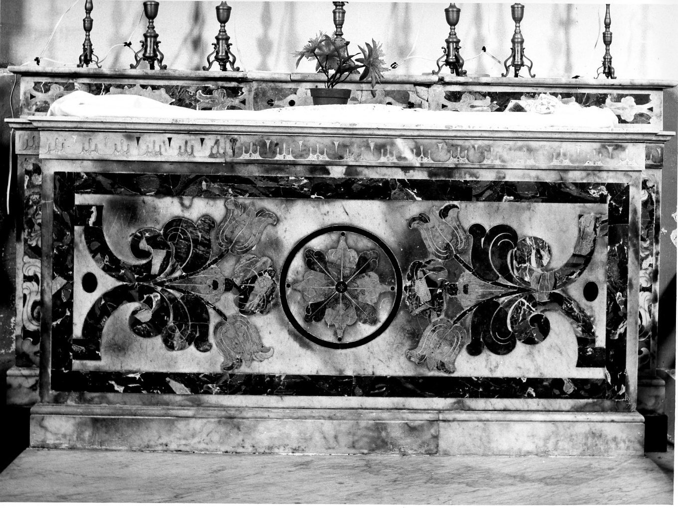 altare, coppia - bottega napoletana (sec. XVIII)