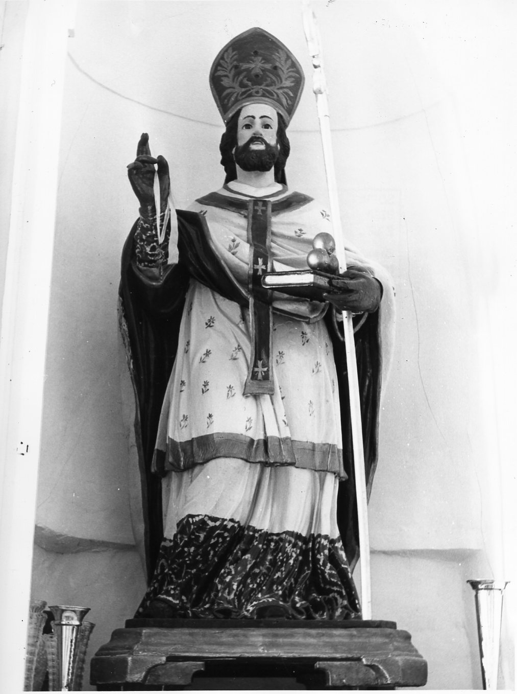 San Nicola di Bari (statua) - bottega molisana (metà sec. XIX)