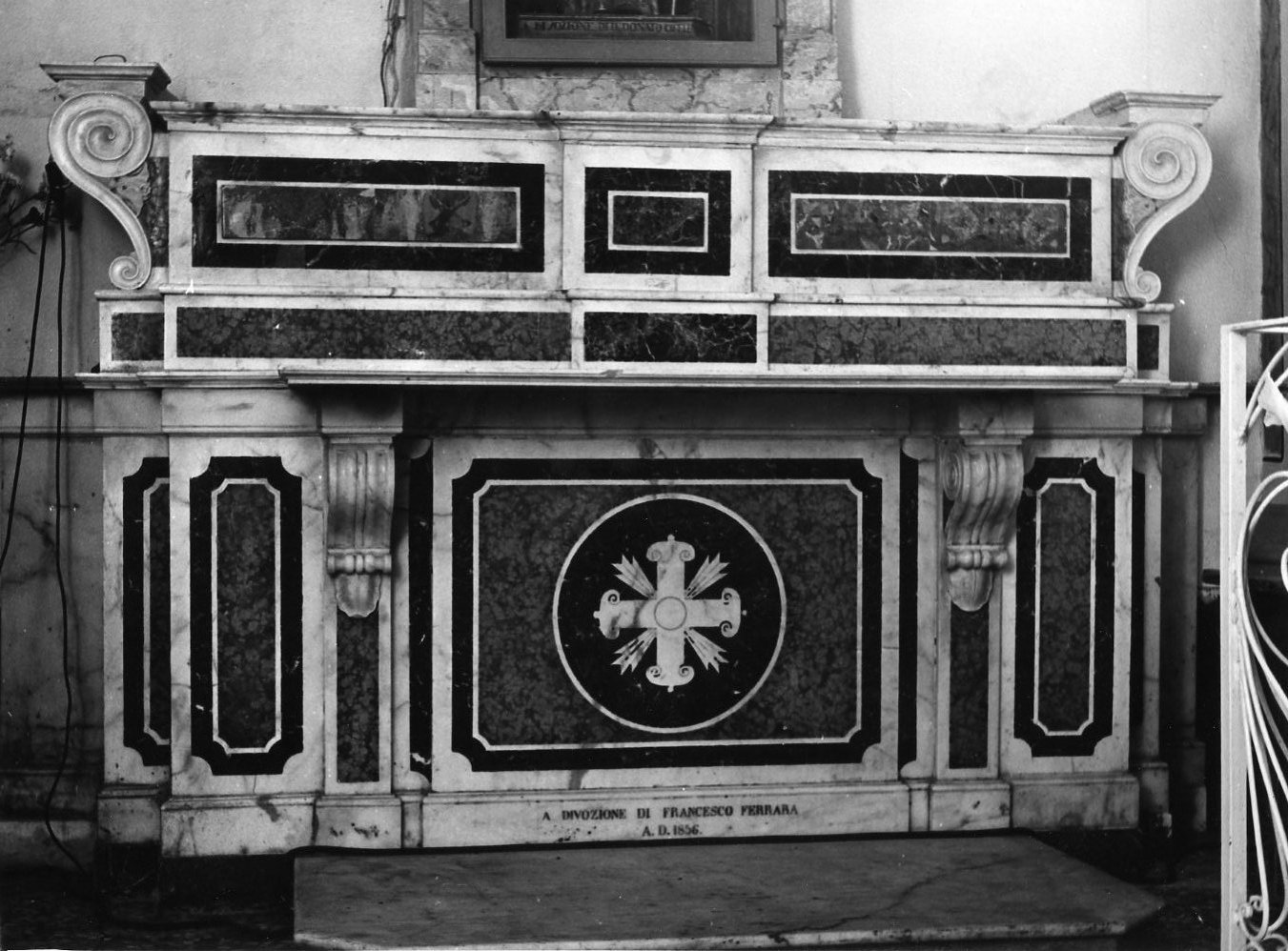 altare, opera isolata - bottega molisana (sec. XIX)