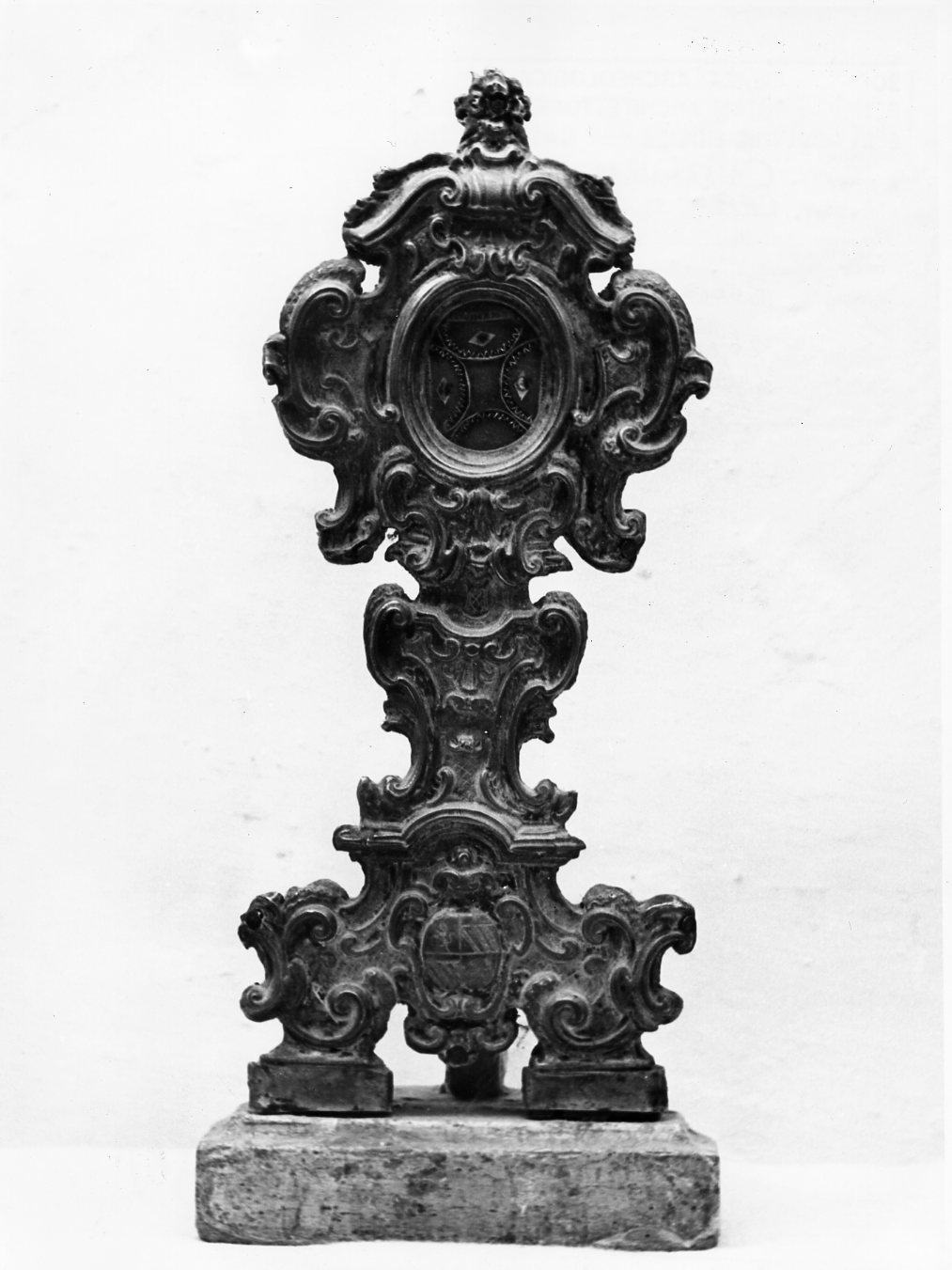 reliquiario, opera isolata - bottega napoletana (secc. XVIII/ XIX)