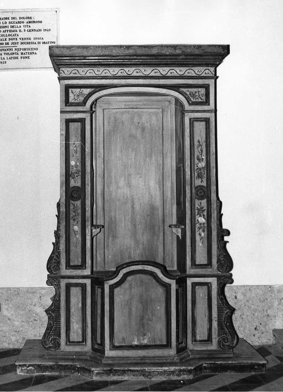 confessionale - bottega Italia meridionale (secc. XVIII/ XIX)