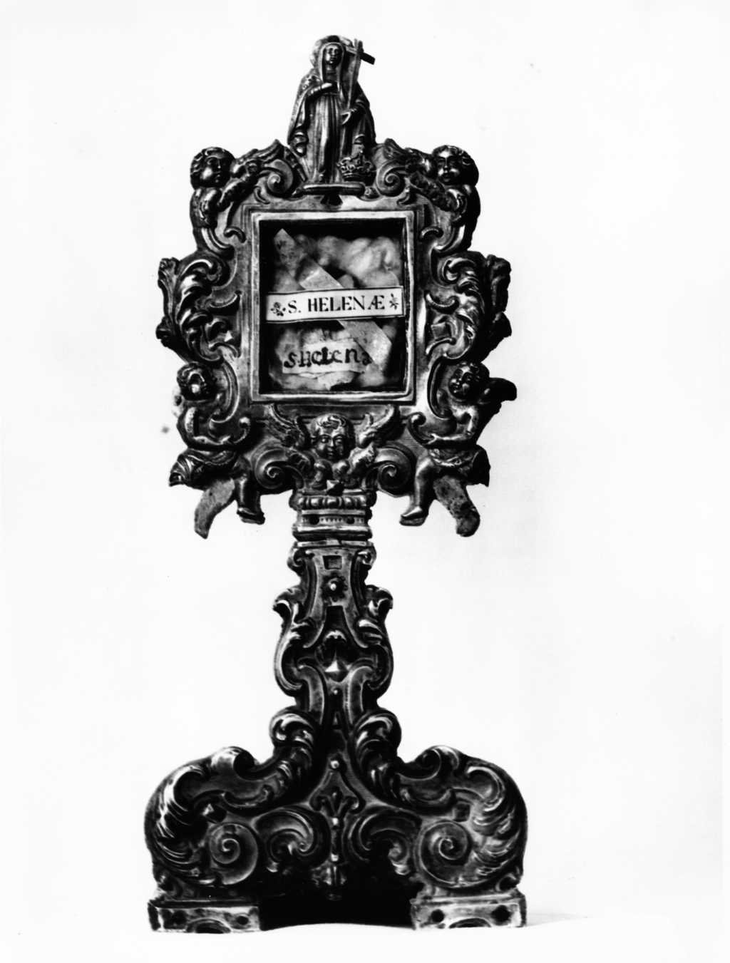reliquiario, serie - bottega napoletana (seconda metà sec. XVIII)