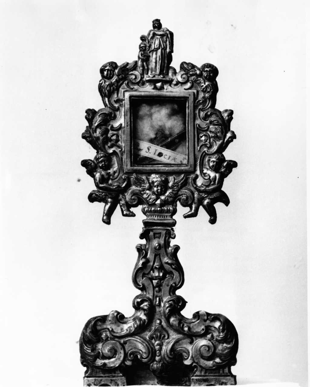 reliquiario, serie - bottega napoletana (seconda metà sec. XVIII)