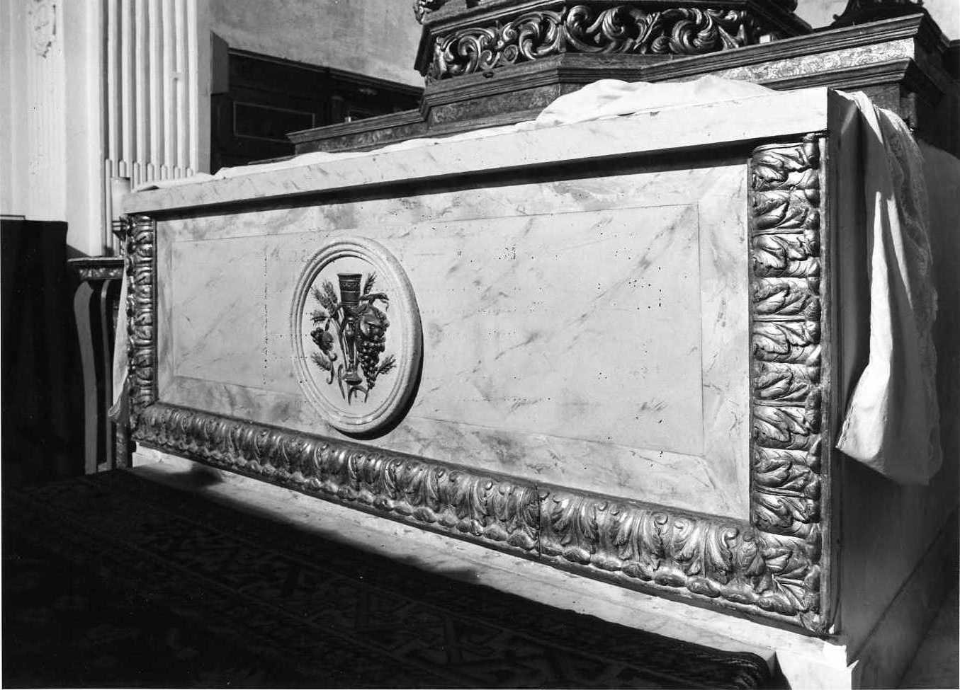 paliotto, elemento d'insieme - bottega Italia centro-meridionale (secc. XVIII/ XIX)