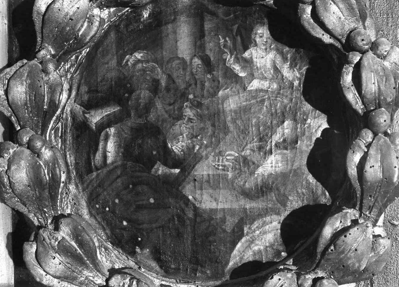 disputa di Gesù con i dottori nel tempio (dipinto, serie) - ambito napoletano (primo quarto sec. XVII)