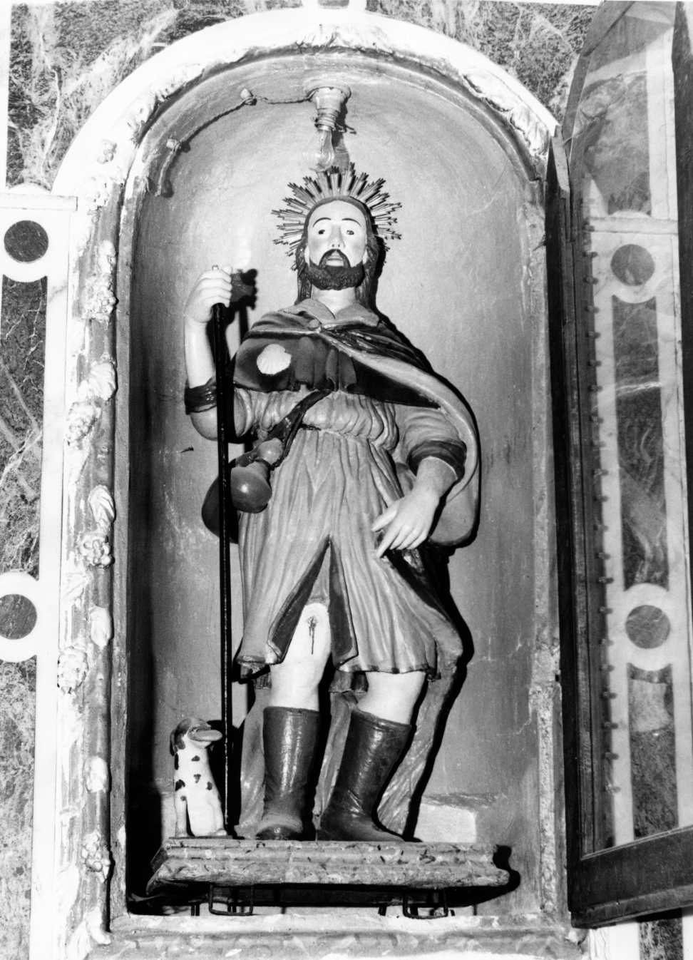San Rocco (statua) - bottega molisana (sec. XIX)