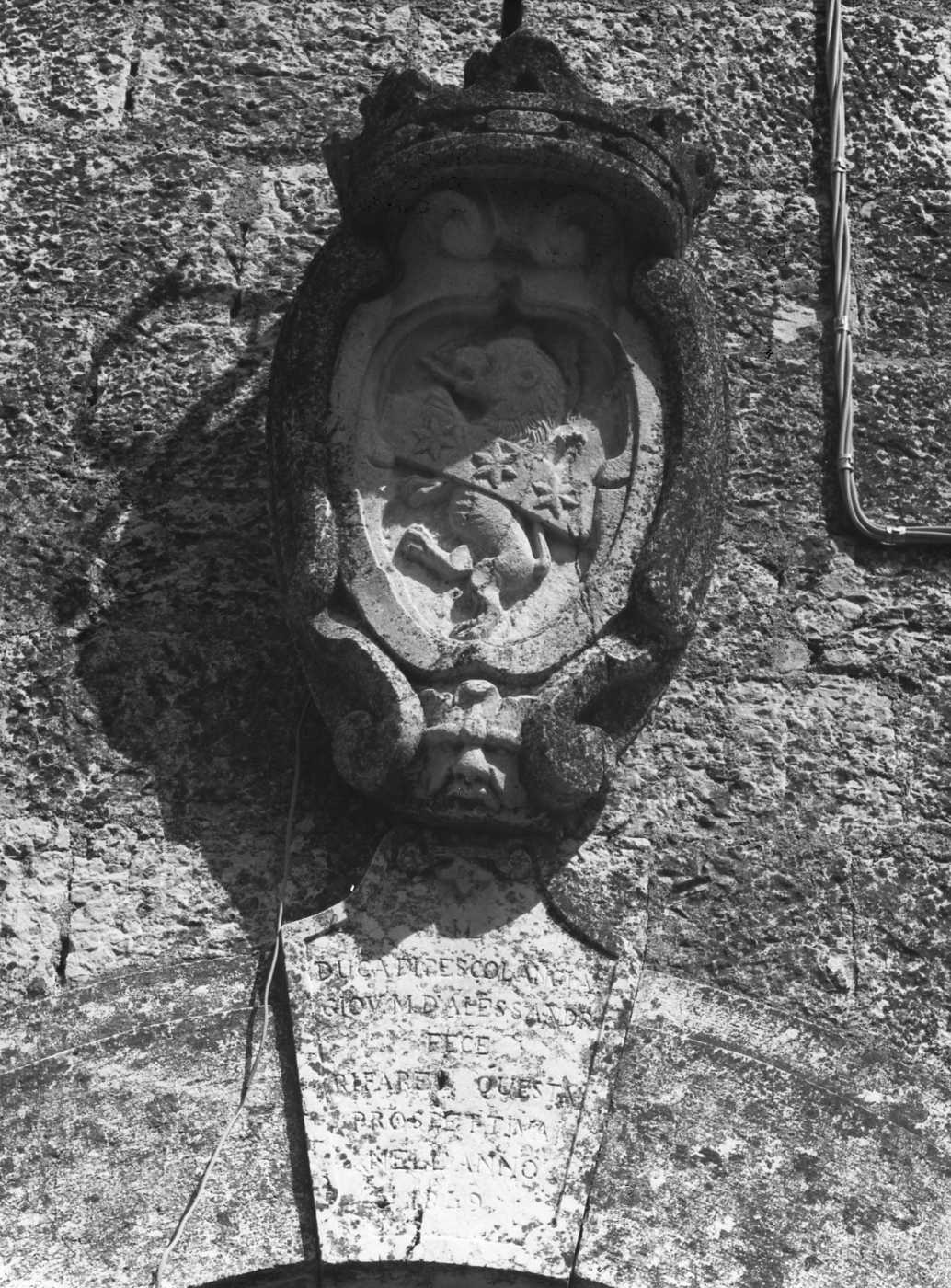 stemma (rilievo) - bottega napoletana (sec. XIX)