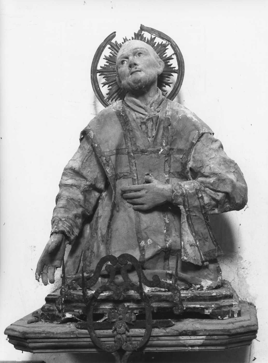 Santo (scultura) - bottega napoletana (fine/inizio secc. XVIII/ XIX)
